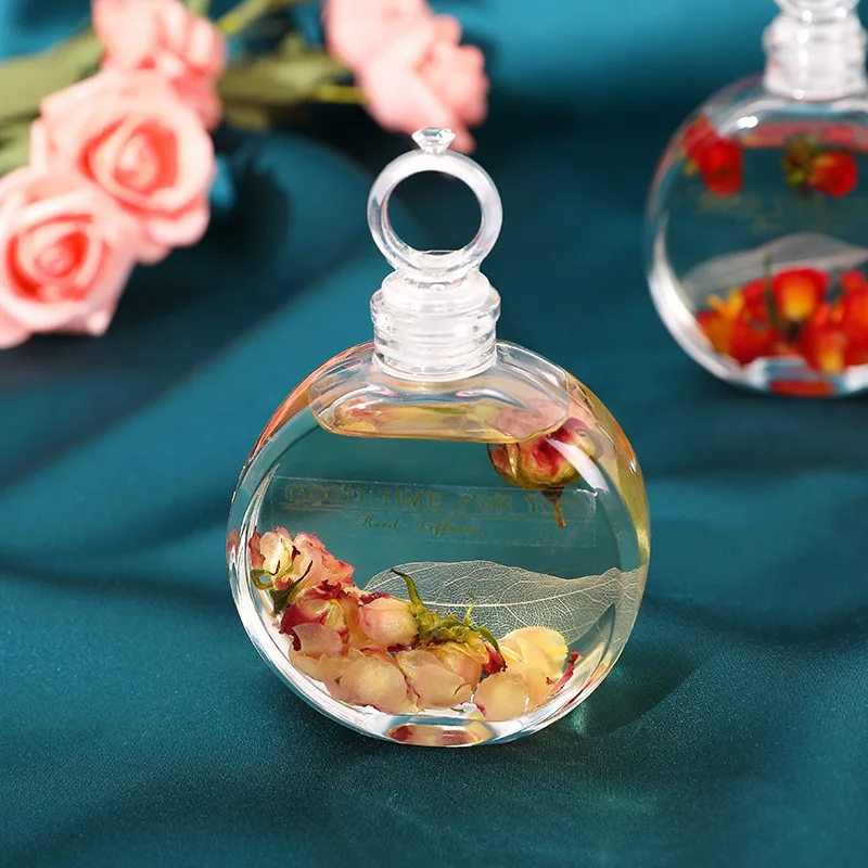 150ML Beauty Vine Fragrance. Delicate round bottle decoration. Floating floral aromatherapy. Rose essential oil