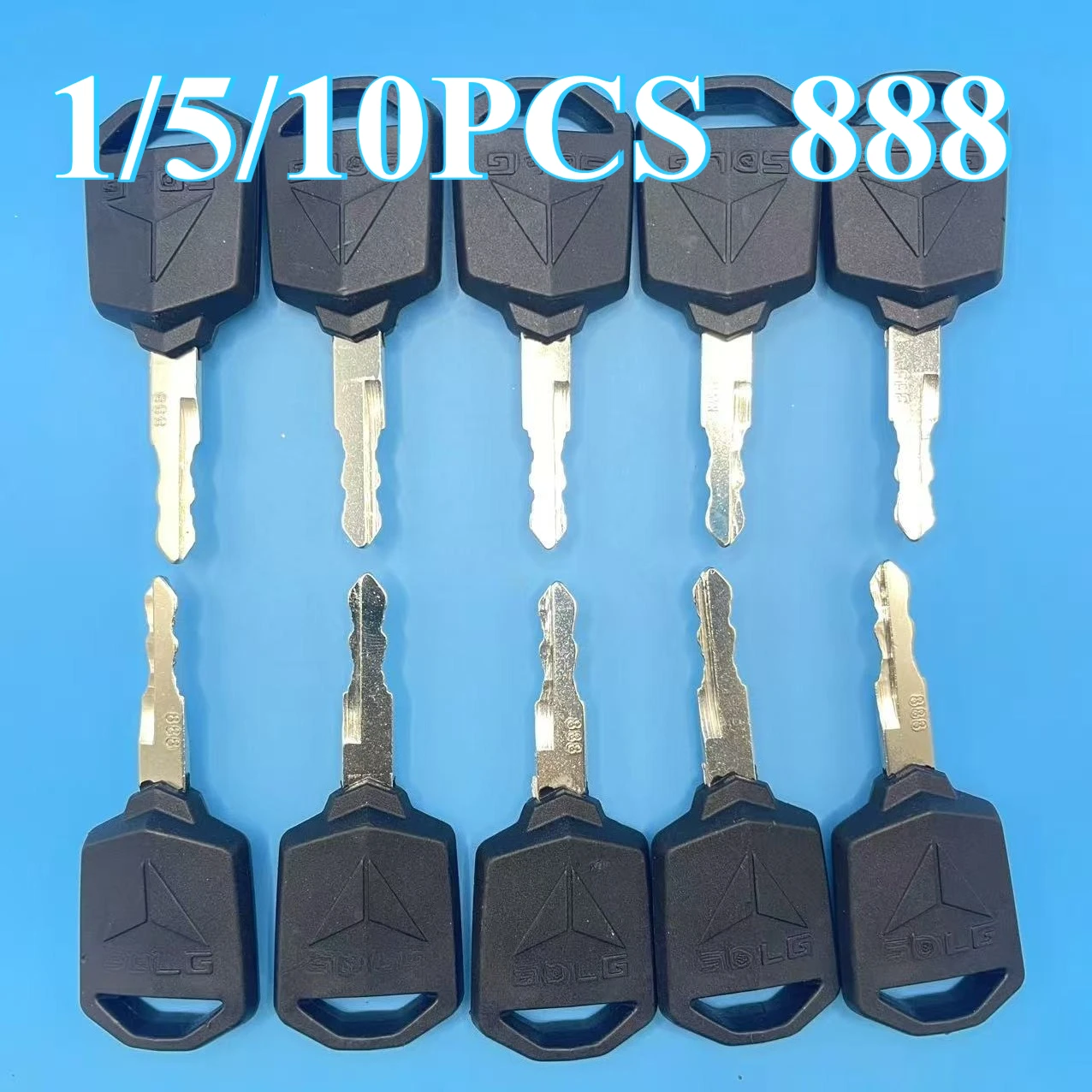 

888 ключей 1/5/10 шт. для 888 стартовых ключей для экскаватора, ключ 55 60 75 135 205 215, универсальный запуск зажигания, ключ дверного замка