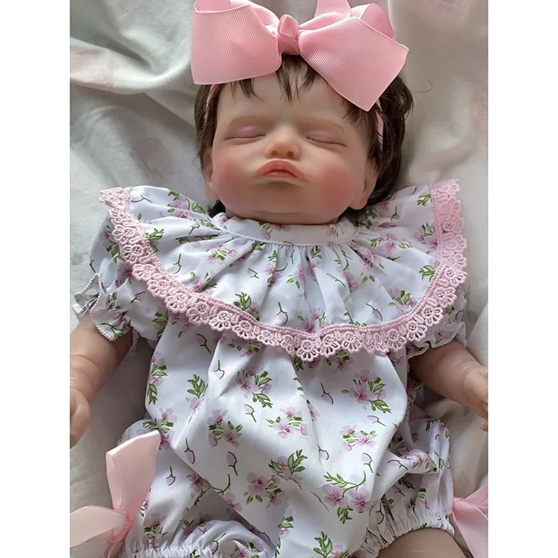 Muñeca bebé recién nacida Rosalie de 45CM, igual que la imagen, muñeca bebé Reborn suave y realista, piel 3D con venas visibles, Muñecas Bebe Reborn