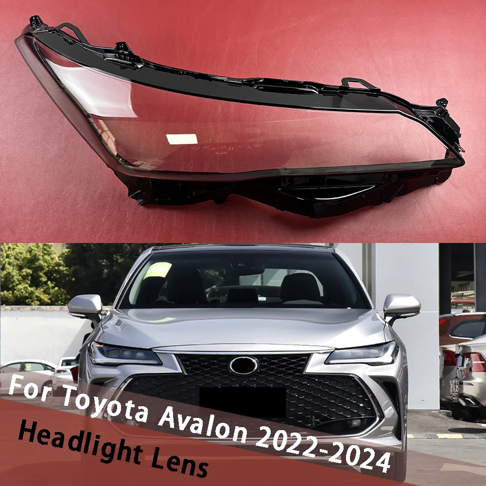 

For Toyota Avalon 2022 2023 2024 Headlight Cover Headlamp Lamp Shell Transparent Lens Plexiglass Replace Original Lampshade