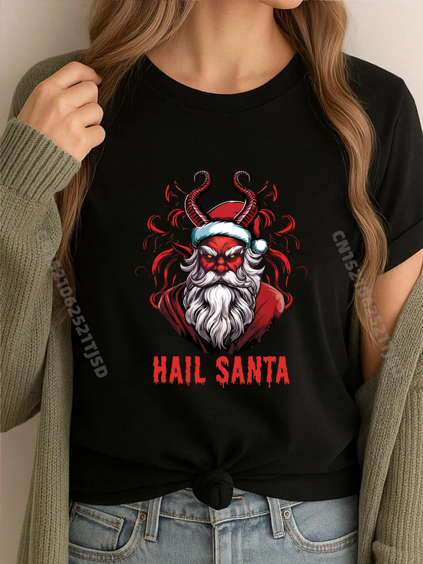 

Hail Santa Pagan Cult Solstice Готический Металл Рождество Бесплатная доставка Товары Самые низкие цены Мужские подарки Повседневные