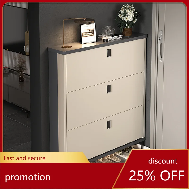 

YFY Ultra-Thin Flip Shoe for Home Entrance, and Thin Entryway, Internet Storage Artifact, Space-Saving Hot New Shoe Rack