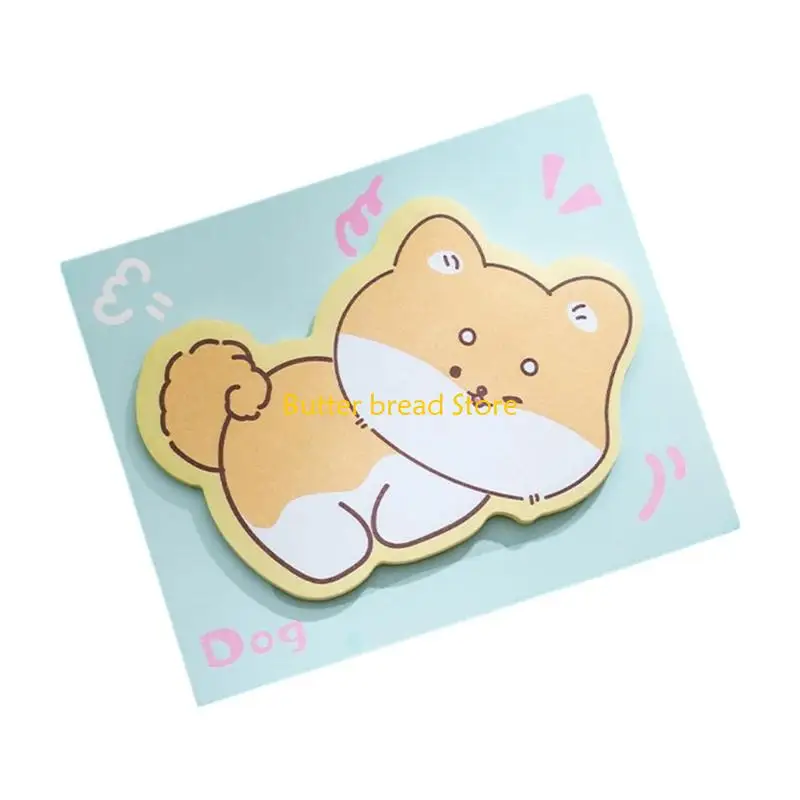 W89C Recyclable Note Pads With Animal Illustrations For Desk Organization