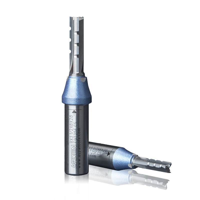 Arden High Speed  1/2 3Flutes TCT Trimming Straight Milling Cutter for MDF Wood Drill Engraving Router Bit 73006208