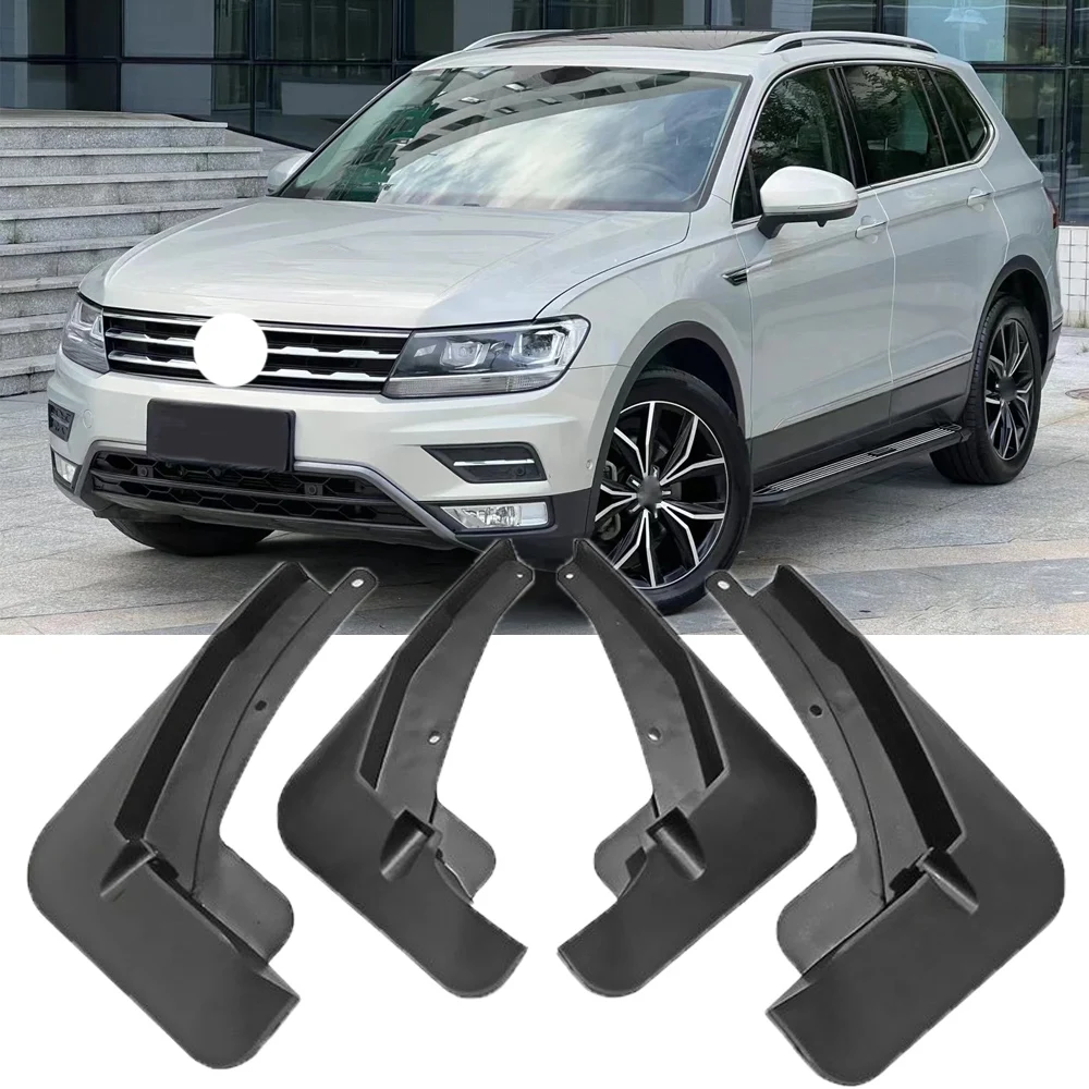 

4X Car Mudflaps Front Rear Mud Flaps Mudguards Splash Guards Fender Flares For Volkswagen VW Tiguan/Tiguan L 2017-2020