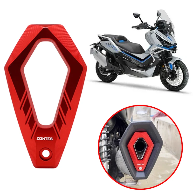 

Motorcycle Accessories Exhaust Pipe Tail End Protection Decorative Cover Fit For ZONTES 368G 368M 368K 368D 368E 368 2024 2025