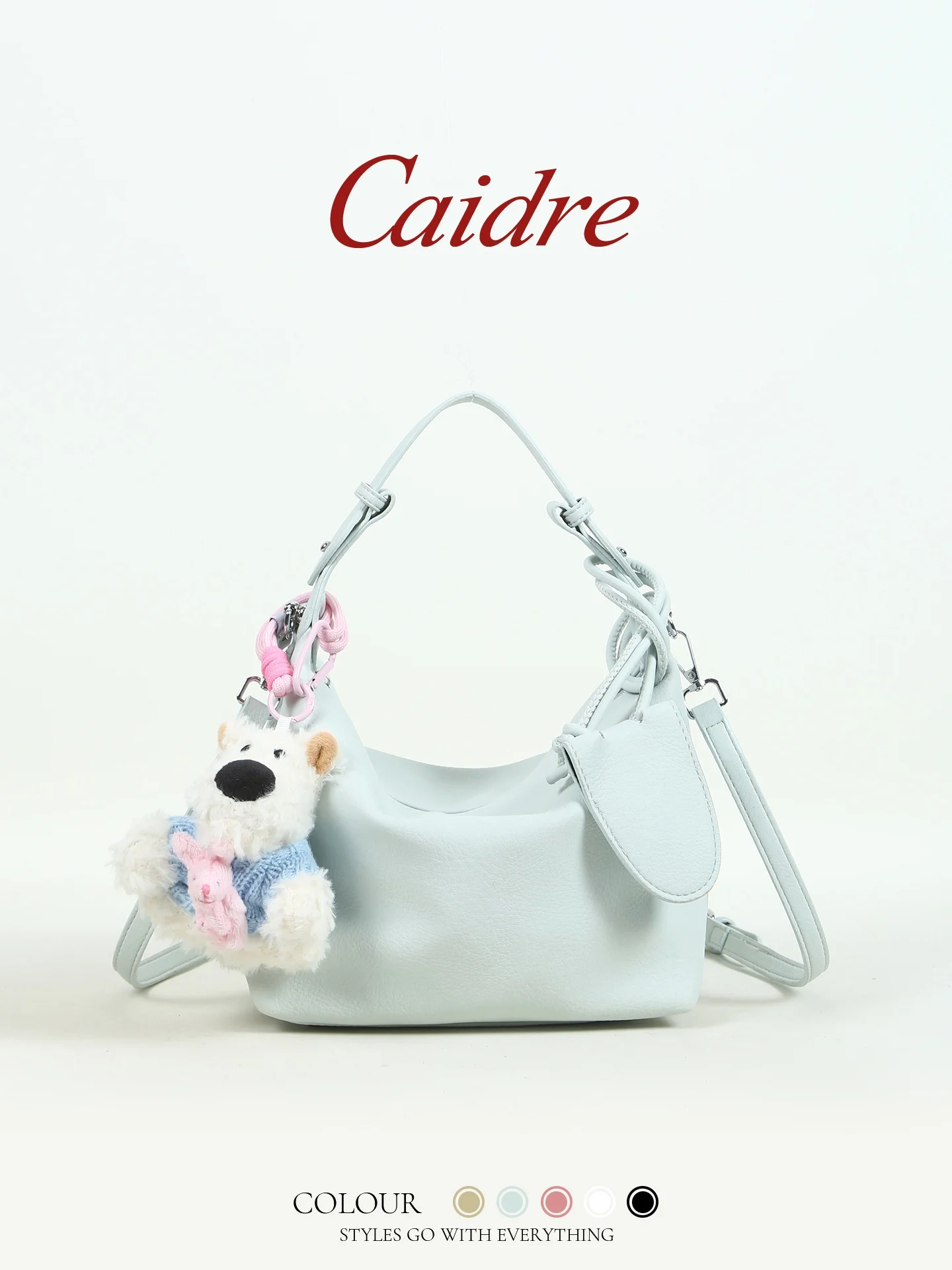 

Caidre Adorable Little Dog Boston Pillow Bag Women's Birthday Commuter Handbag Shoulder Crossbody Small Bags Korean Style