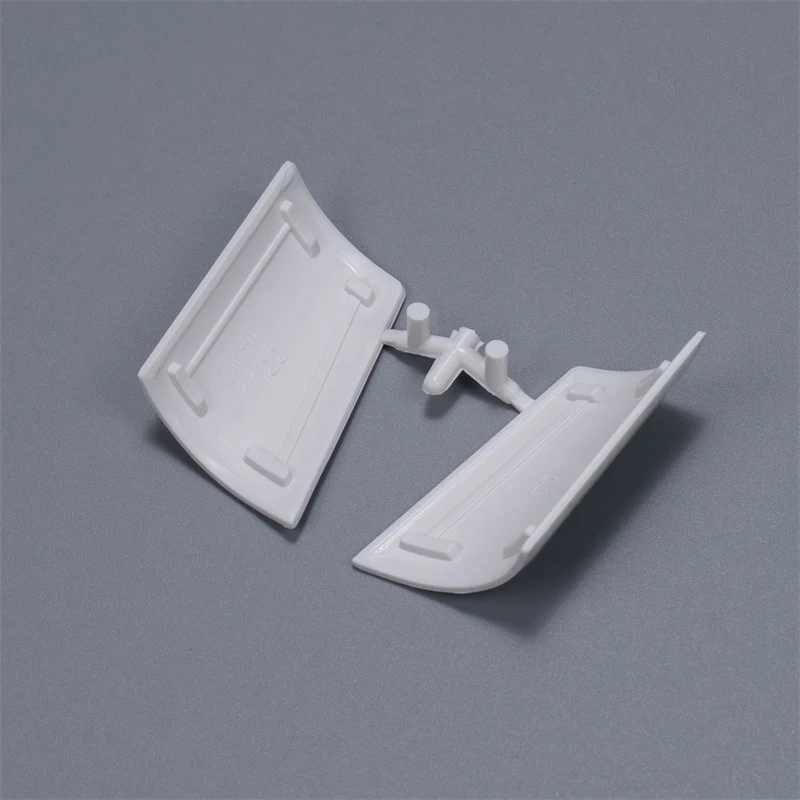 2pcs 770s Rc Truck Abs Plastic Front Spoiler Side Air Hood Model For 1/14 Tamiya Tipper 770s 56368 Diy Parts