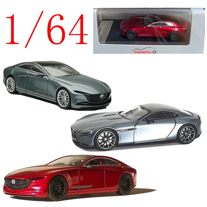 

RM Diecast 1/64 Scale MAZDA Alloy Model Cars MAZDA RX-VISION Play Vehicles Toys for Boys Gift Original Box