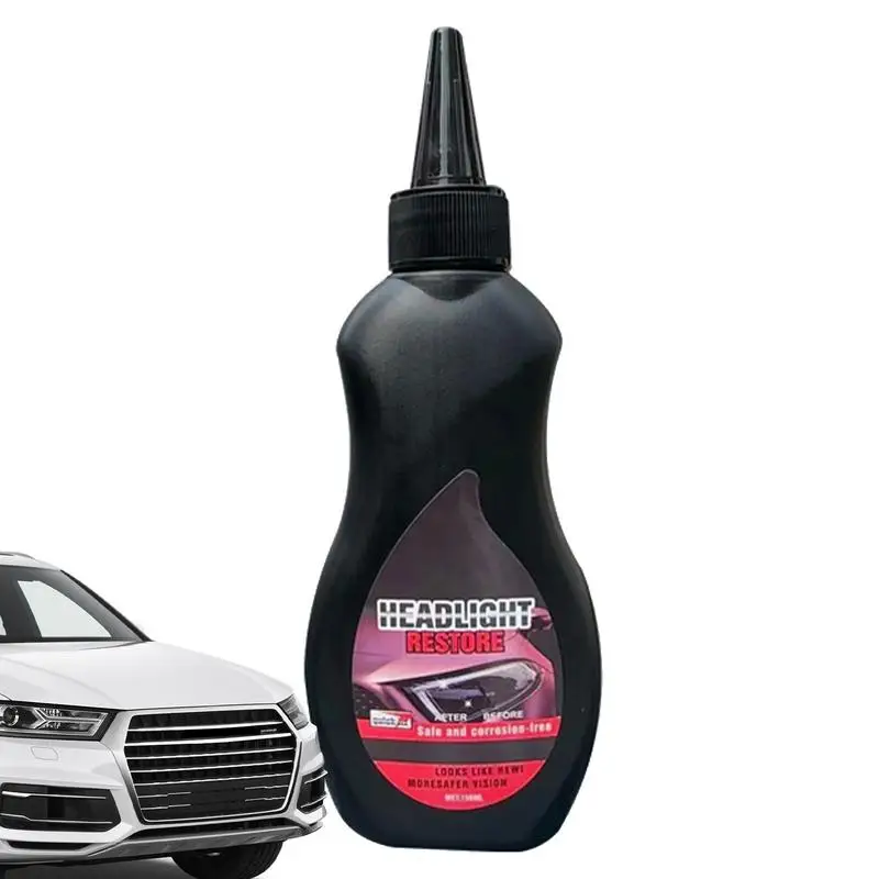 

Car Headlight Restoration Liquid 150ml Headlight Repair Polish Cleaner Headlight Cleaner Scratch Repair Agent For Polishing