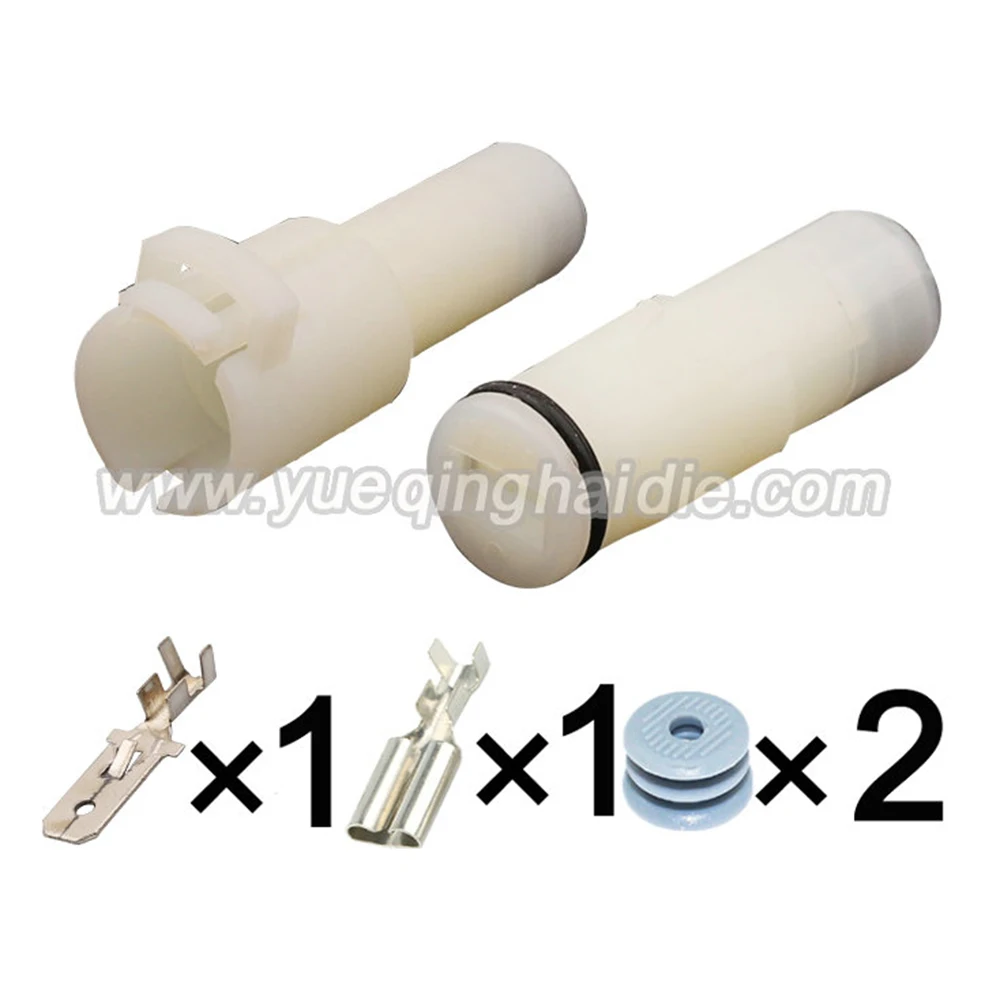 

6180-1481/ 6189-1491 10 Sets 1 Pin 7.8mm Series Automotive Waterproof Round Connector Wire Harness Plug Terminals Rubber Sealed