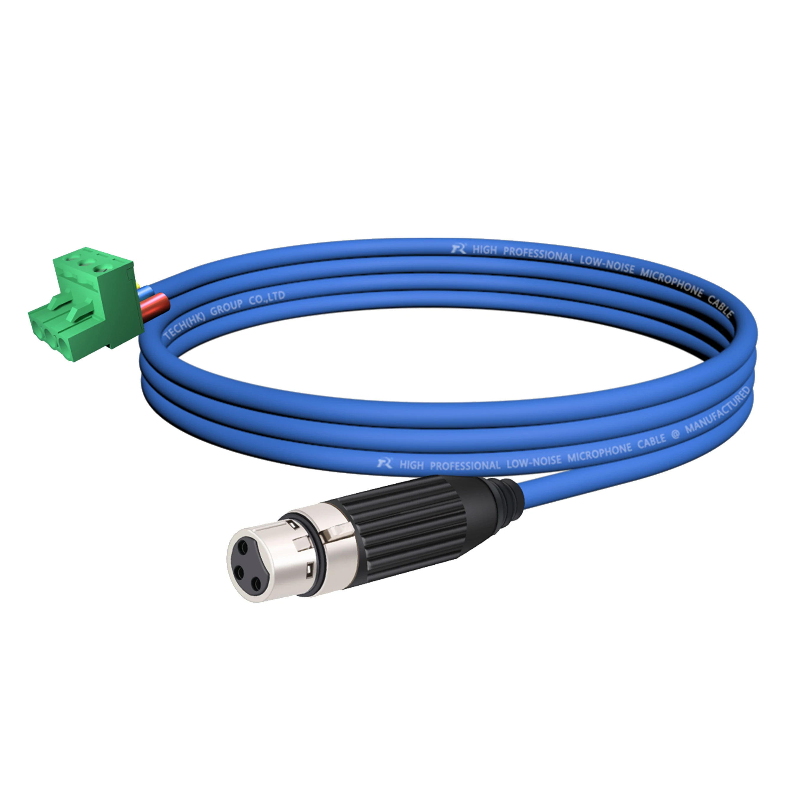Phoenix-Terminal auf 3P-XLR-Kabel, 5,08 mm 3P steckbares Terminal auf XLR-Buchse-Verbindungskabel, versilberte Nadel, für Mikrofon – Detail 14