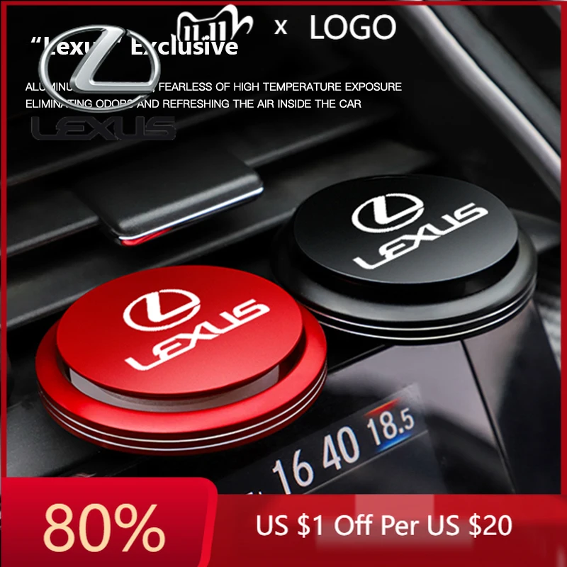 

2026 Hot Interior Stickers Car Air Freshener Solid Perfume Rotating Aromatherapy Decor For Lexus LS LC RZ IS350 ES300 GS350 CT20