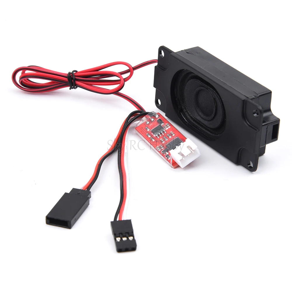 1Set Diesel Engine Frequency Conversion Sound Group Module Powered By Receiver / 2S Lipo Battery Charging Port for DIY RC Models