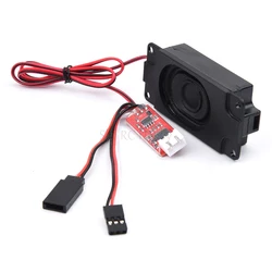 1Set Diesel Engine Frequency Conversion Sound Group Module Powered By Receiver / 2S Lipo Battery Charging Port for DIY RC Models