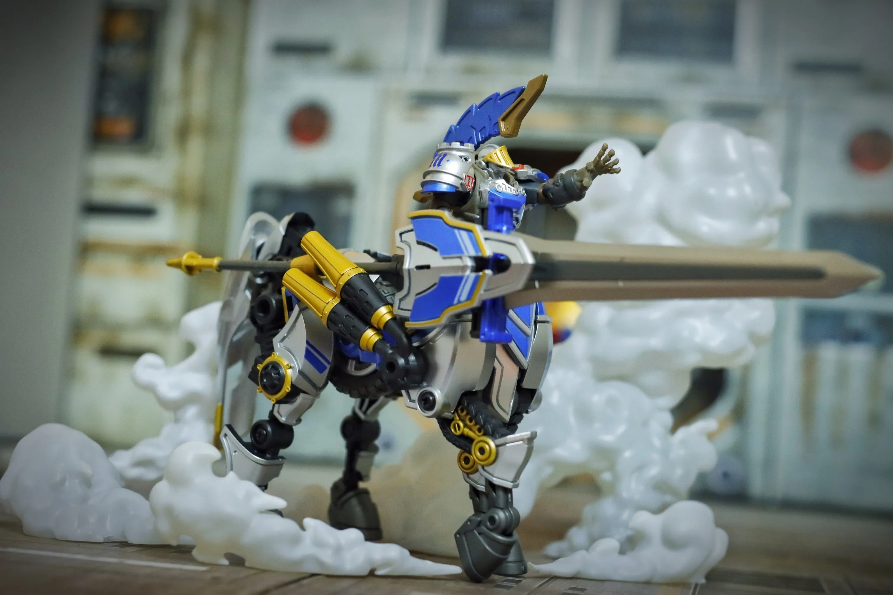 TA 24/2018 ECORE-Hull-42 1/35 Scale Male Soldier Centaur Phantom Knight, Cbaron Dicirculation, Environ 13cm, Ensemble complet, 5 "Action Figure Mode