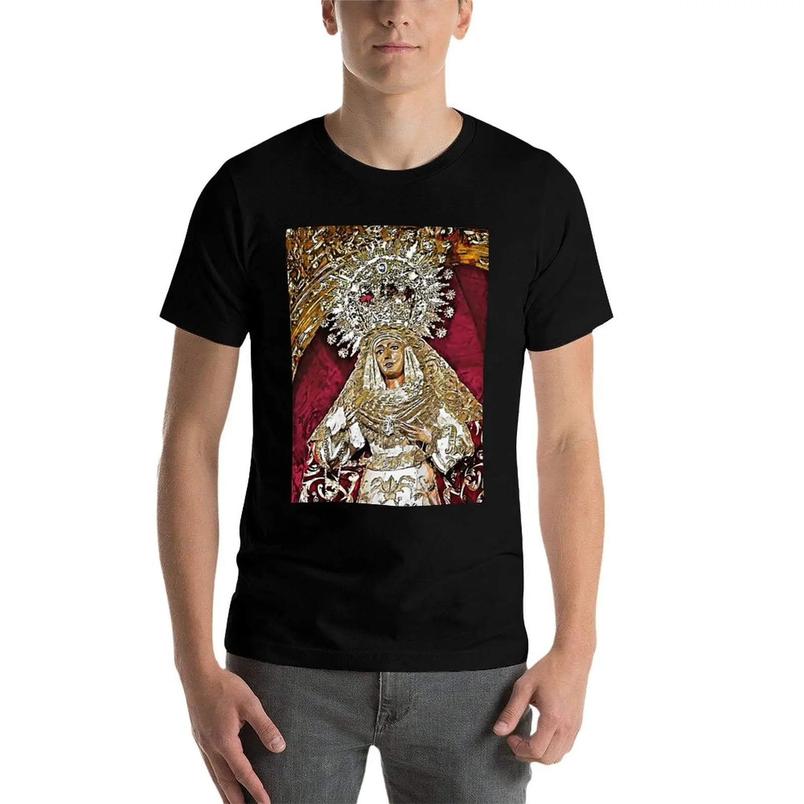 Seville, Esperanza de Triana T-Shirt Work Wear Breathable Tee - view 4