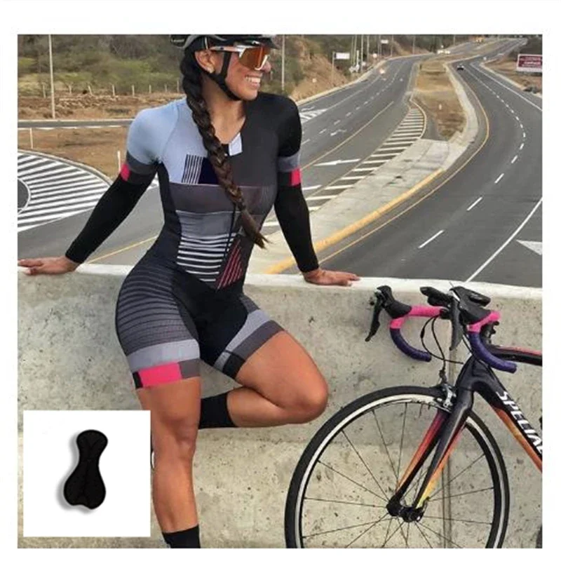 Women Pro Cycling jersey Clothing Kit Road Racing Bike Suit Complete Bicycle Uniform Dress Wear Mtb Triathlon Jumpsui Jersey Set