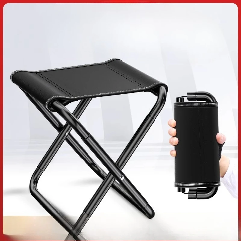 Portable Lightweight Travel Stool Camping Chair Folding Chair Camping Small Bench Outdoor Folding Stool Portable Fishing Chair