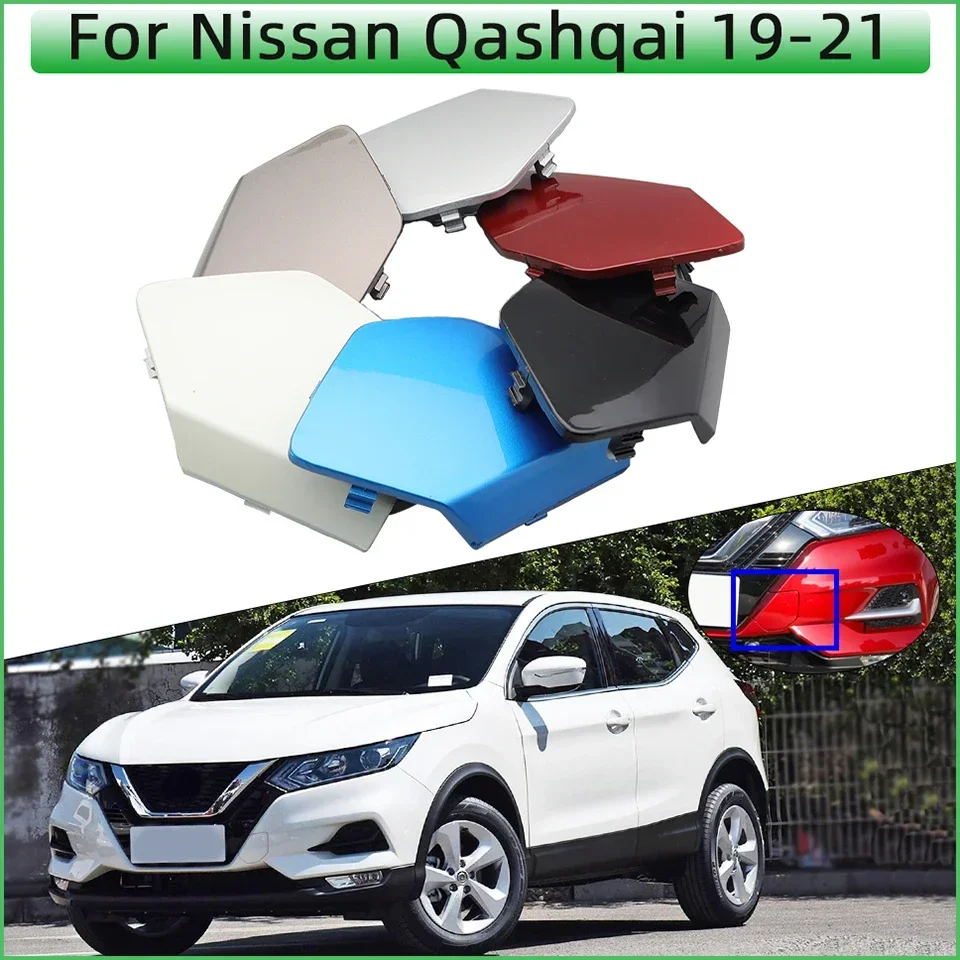 

Car Accessories Front Bumper Towing Hook Eye Cover Lid For Nissan Qashqai 2019 2020 2021 Tow Hook Hauling Trailer Cap Garnish