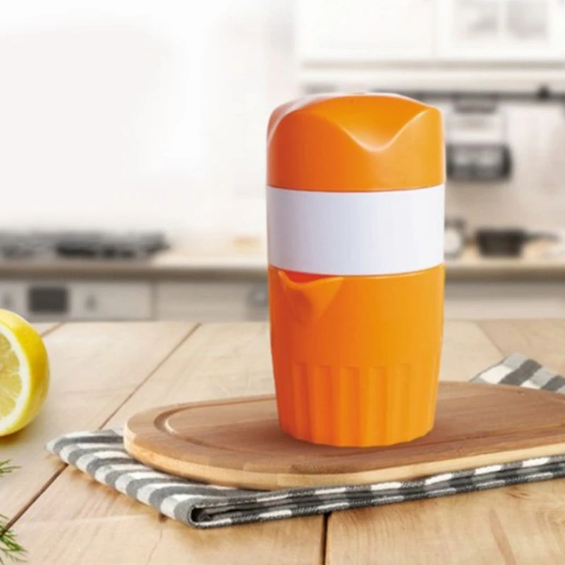 BAAG-Exprimidor portátil de limón y naranja, Mini exprimidor de zumo de frutas para el hogar