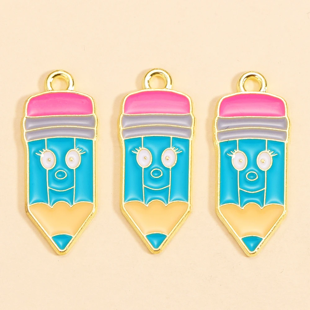 10Pcs Cute Fun Enamel Book Pen - Jewelry Making Guide Book 评论和价格