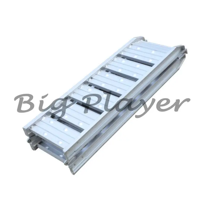 

Folding Ladder Ramps Motorcycle Loading Trailer Transport Loading Aluminum Alloy Ramp Folding Ladder 228cm