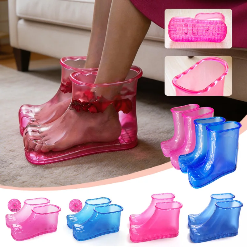 

Терапевтические массажные тапочки для ног из ПВХ, размеры 42/44, для ванночек для ног, СПА-процедур и расслабления, прочные, носимые