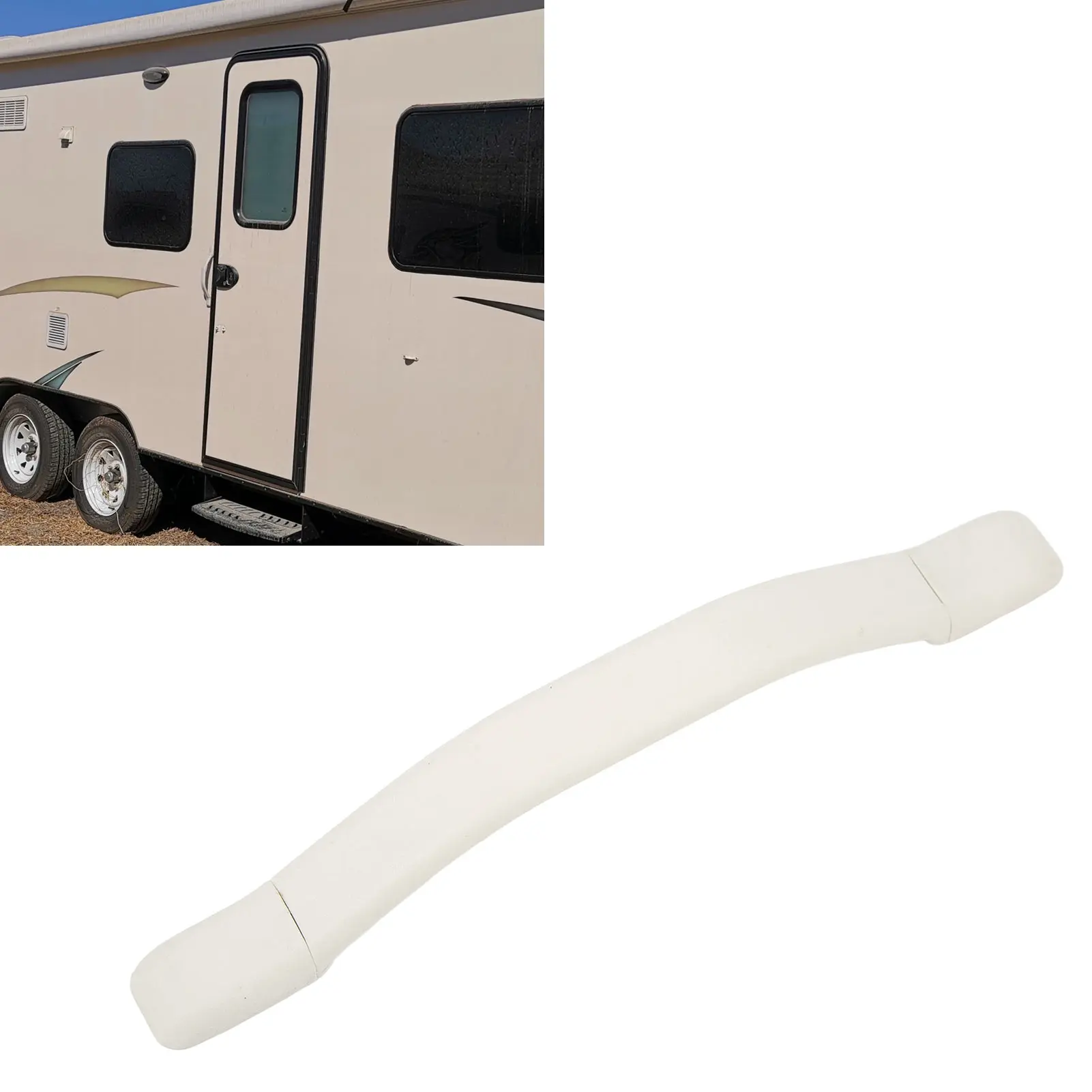 

280mm 11inch RV Door Assist Handle Entry Safety Grab Bar Anti Slip Entry Door Grab Handle for Boat Marine Automobile