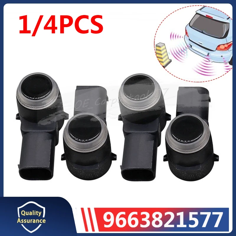 9663821577 For Citroen Berlingo C4 Peugeot 307 308 407 Partner RCZ PDC Parking Assist Sensor 1/4PCS 0263003587