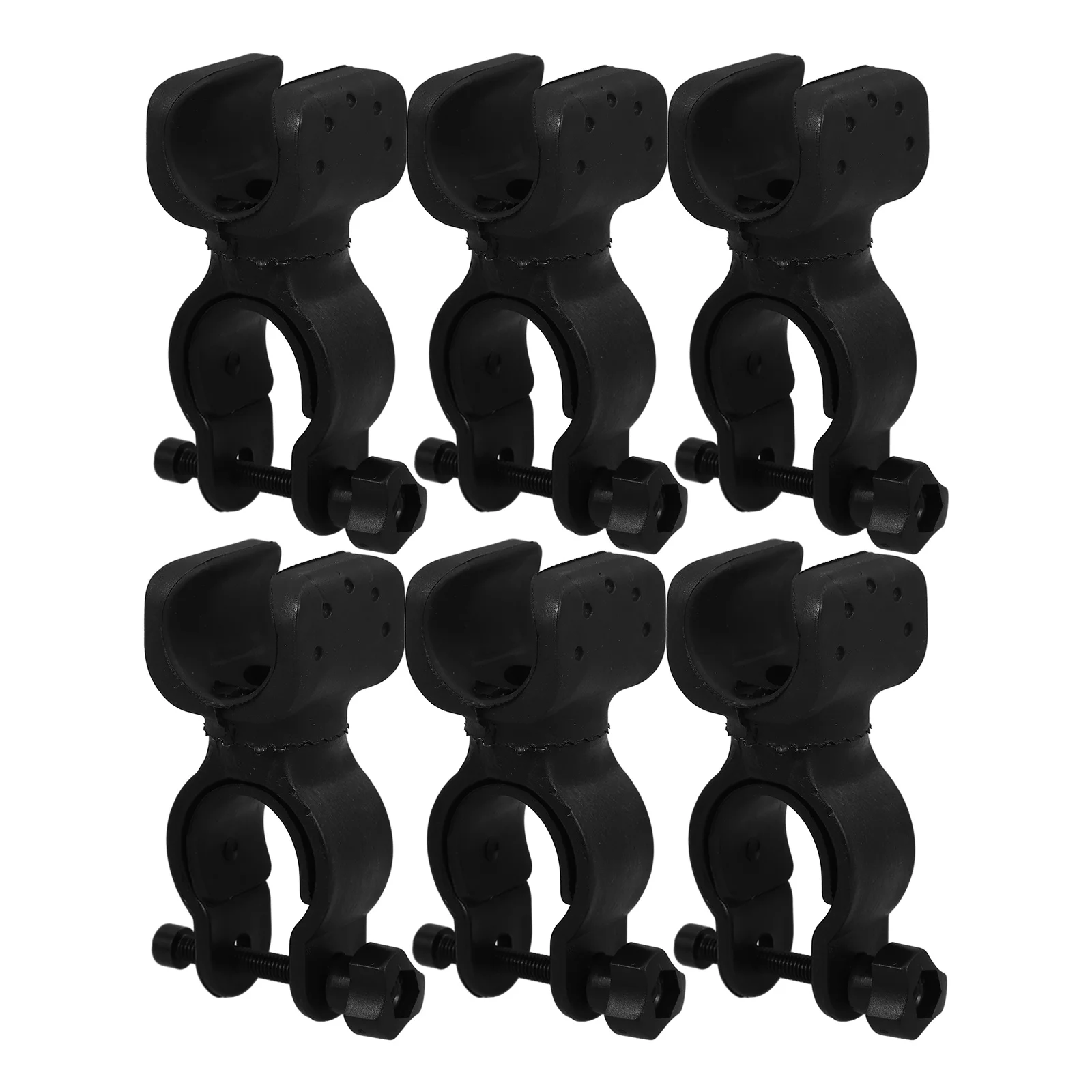 

6pcs Walker Accessories Lightweight Cane Holder Flashlight Mount Plastic Ergonomic-Compatible with Canes Wheelchairs Walking