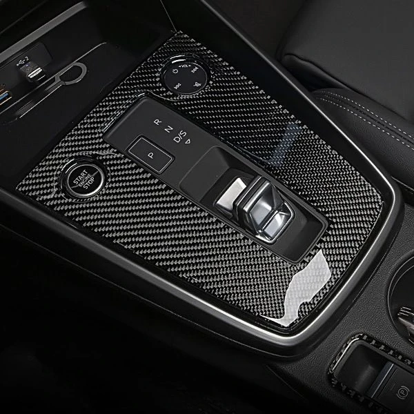 Change panel frame for car console, decorative carbon fiber deck sticker for Audi A3 8y 2021 LHD RHD, interior accessories