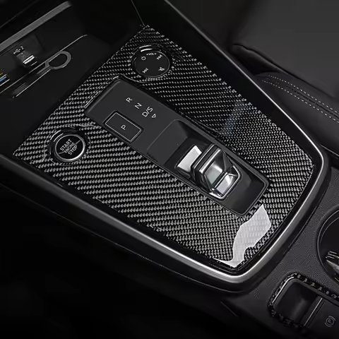 Change panel frame for car console, decorative carbon fiber deck sticker for Audi A3 8y 2021 LHD RHD, interior accessories