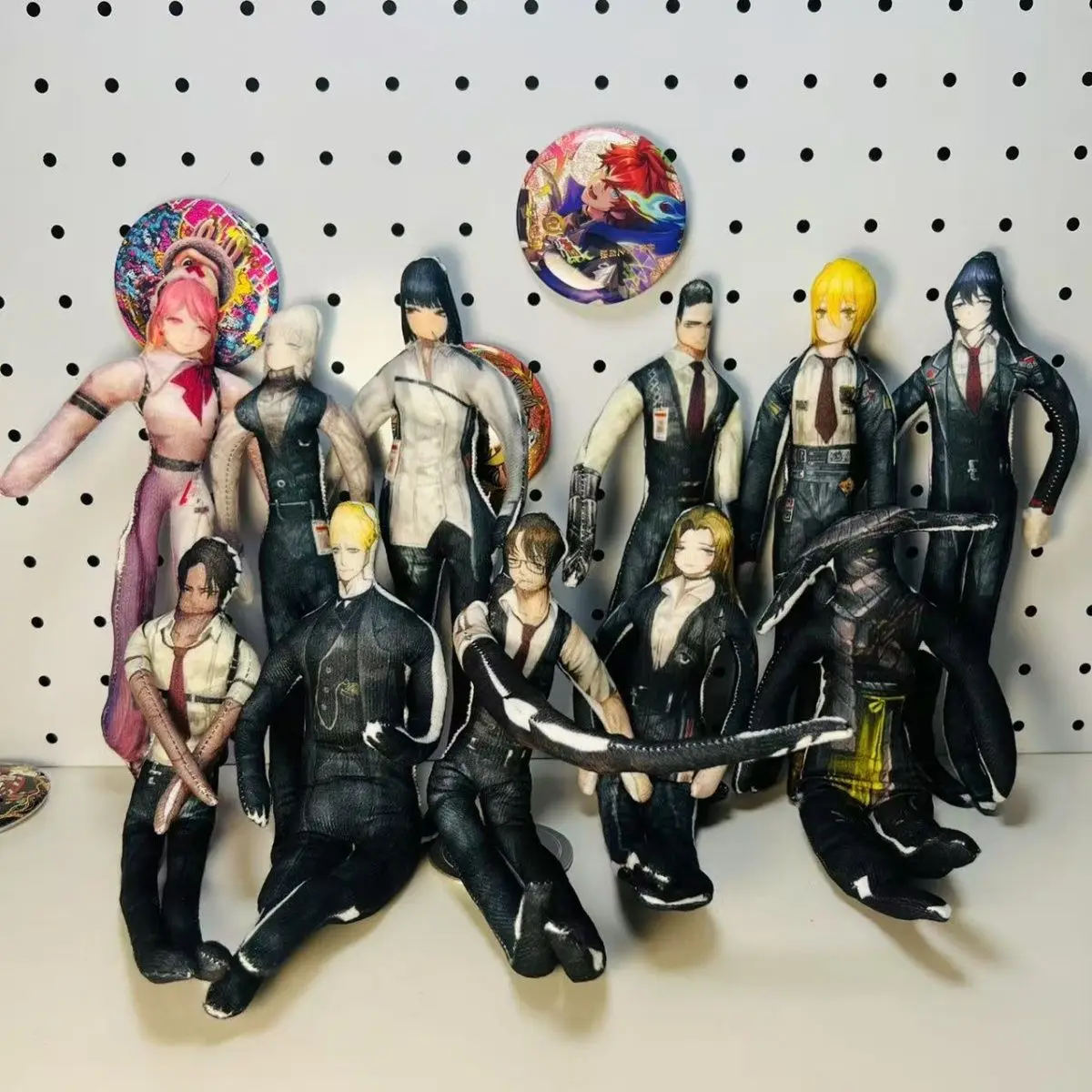 Action Surrounding Twist Hung Plush Dolls Anime Limbus Company Honglu Don Quixote Heathcliff Faust Cute Abstract Doll With Bone