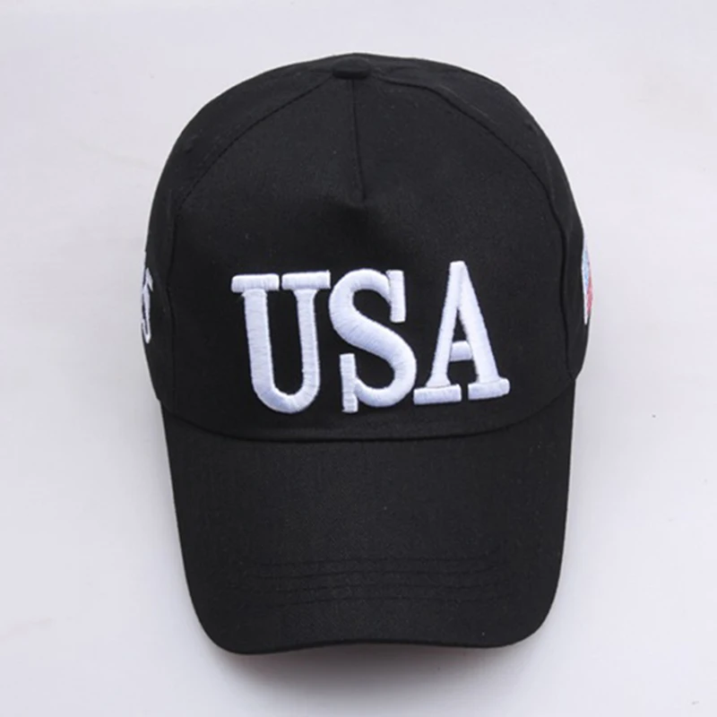 USA Embroidery Baseball Cap Men Women Outdoor Sports Cotton Snapback American Flag Hip Hop Sun Visor Trucker Dad Hat Gorras H006