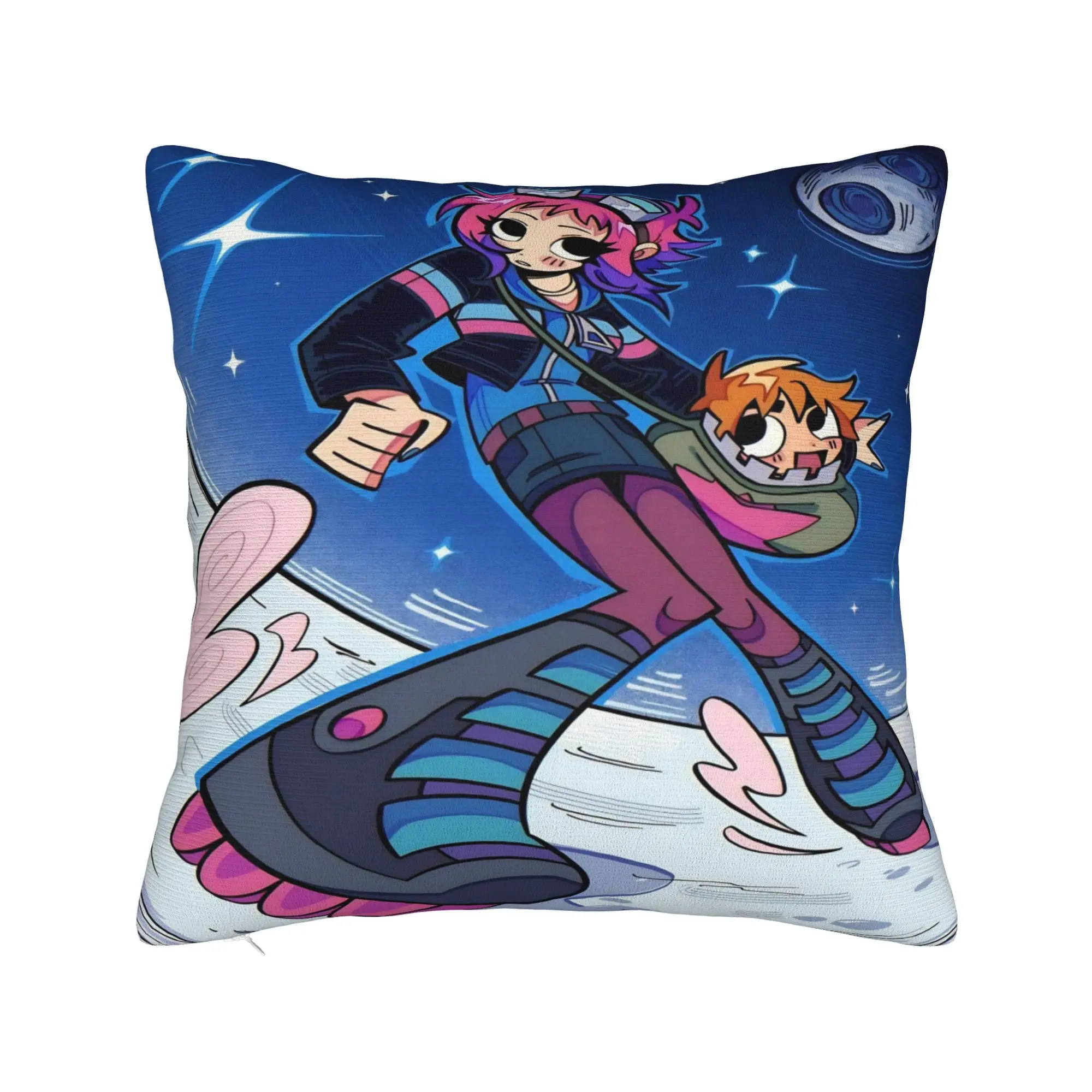Trendy Home Scott Pilgrim vs. the World Decor Pillowcase Merch  Pillow Covers Zipper Multi Size