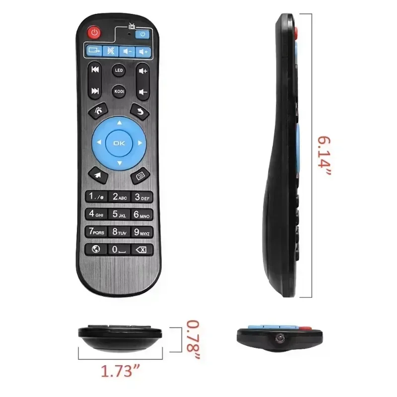 العالمي TV BOX التحكم عن بعد لاستبدال Q Plus T95 Max/z H96 X96 S912 أندرويد TV BOX مشغل الوسائط IR التعلم المراقب المالي #5