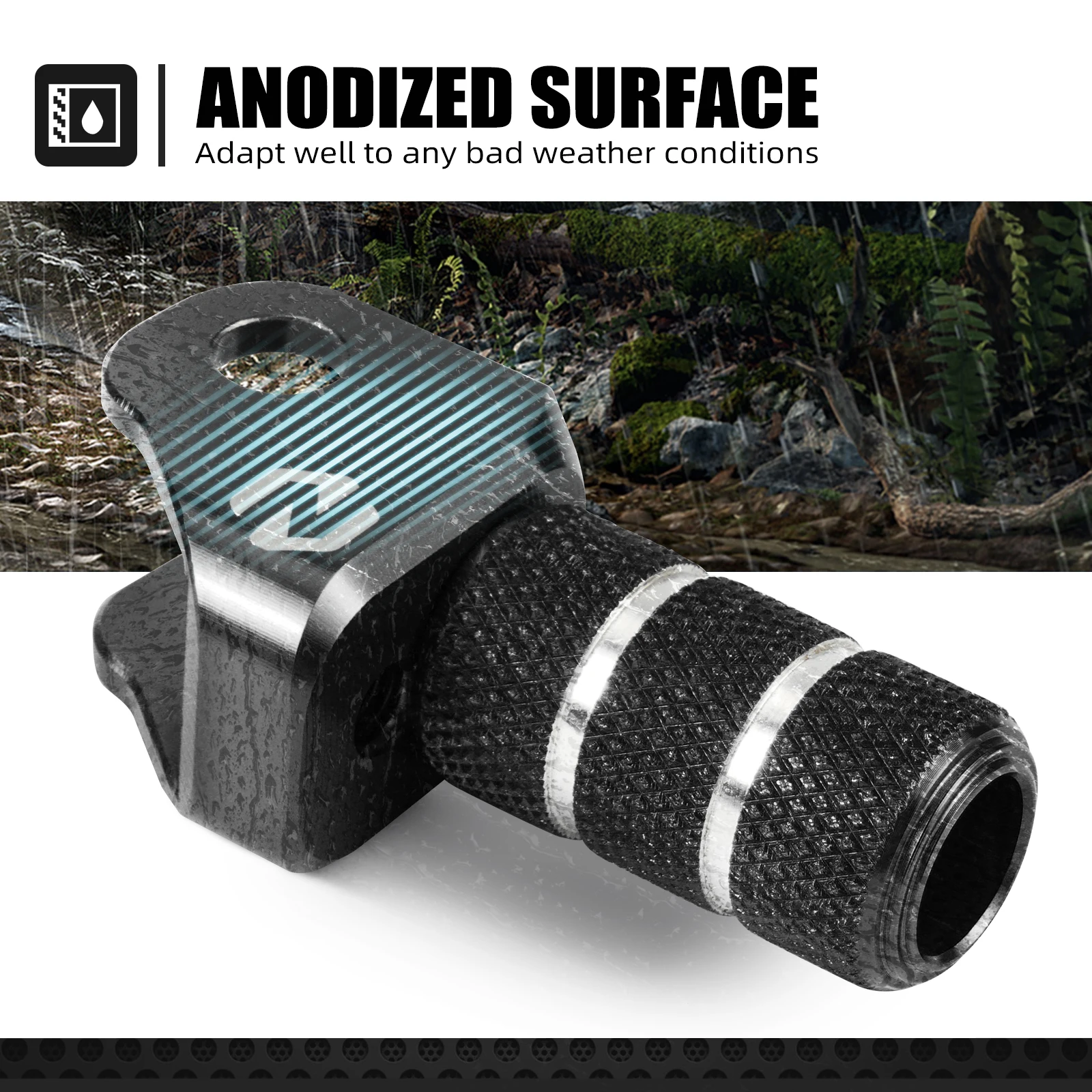 NICECNC For Suzuki DRZ 400S 400SM DRZ 400 E S SM 2000-2024 Folding Brake Pedal Tip Extension Plate& Gear Shifter Shift Lever Tip - Image 4