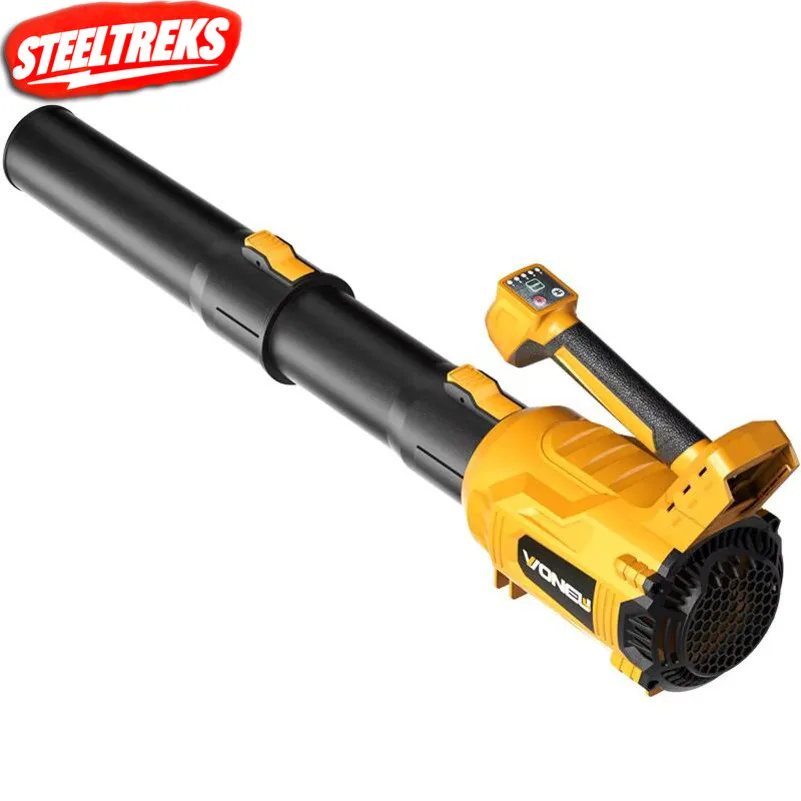 

20V Cordless Leaf Blower 350W Brushless Motor Blower Vacuum 2 in 1 Garden Tool for Lawn Care Dust Cleaning