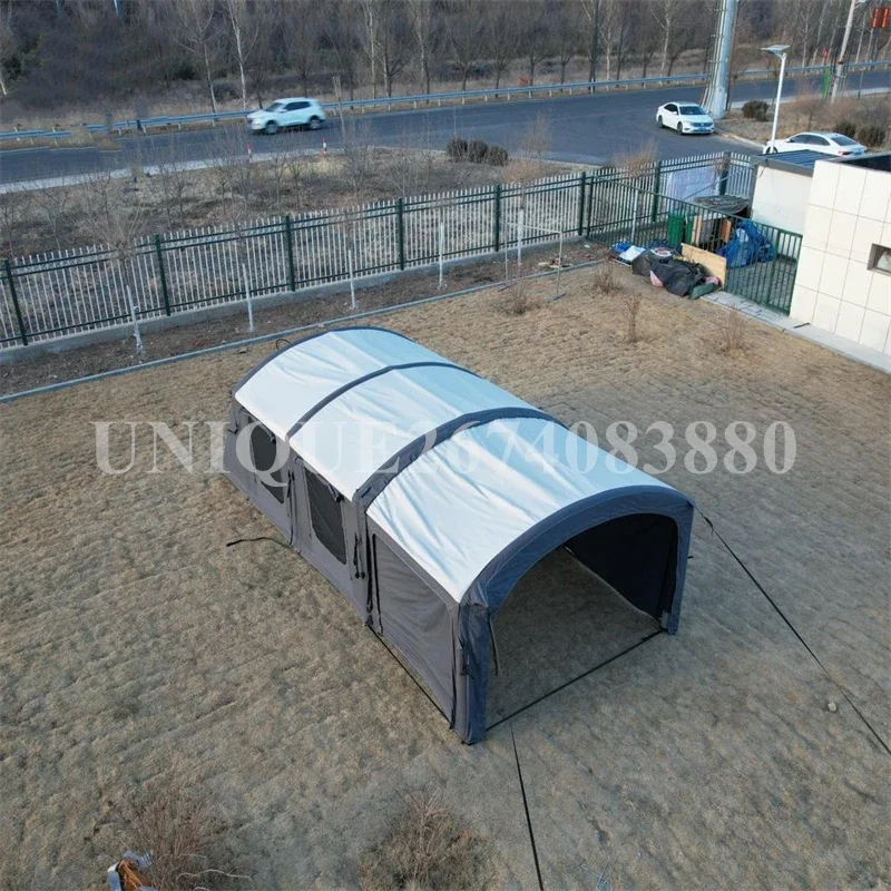 19 Square Meters Air Tent Inflatable Camping Outdoor Big Tent for 8 Persons Use