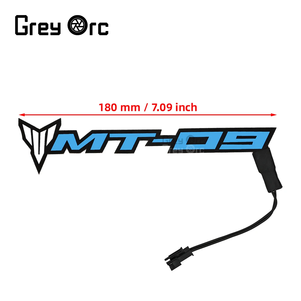 Motorcycle Air Intake Side Cover Cold Light Lamp Fairing Shell Lighting Decoration For YAMAHA MT09 MT-09 MT 09