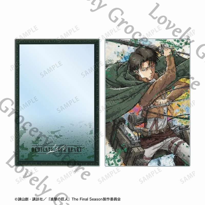 

Anime Shingeki No Kyojin Levi Ackerman Attack on Titan Mikasa·Ackerman Cosplay Acrylic Brick Cartoon Standing Sign Mascot Gift