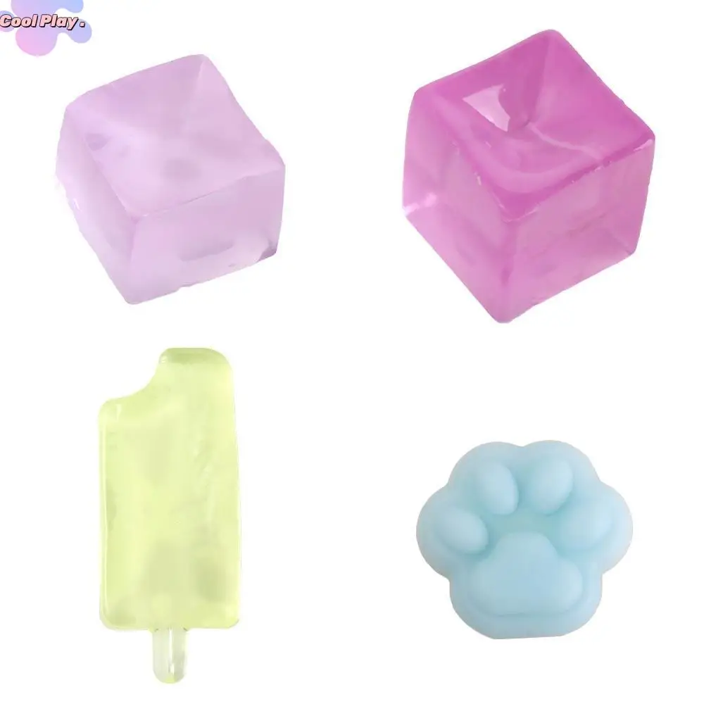 

Ins Ice Cube Ice Cube Шарики Игрушка Cat Paw Mini Cube Release Toys Креативный медленный отскок Кошачья лапа Медленный отскок Игрушка для детей Подарки