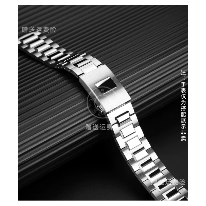 20mm Curved Watchband For Iwc Portugal Iw371617 Iw371604 Solid Arc Stainless Steel Watch Strap Quick Length Adjustment Wristband