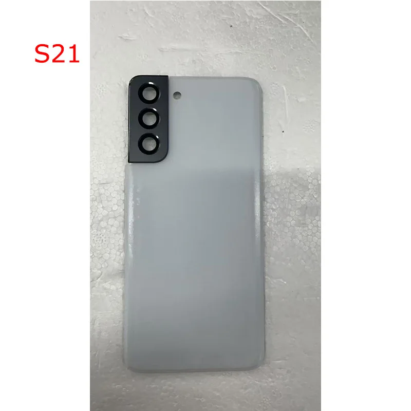 For Samsung Galaxy S21 5G SM-G991B G991B/DS G991U Back Cover Battery Case Rear Housing Replacement with Camera Lens