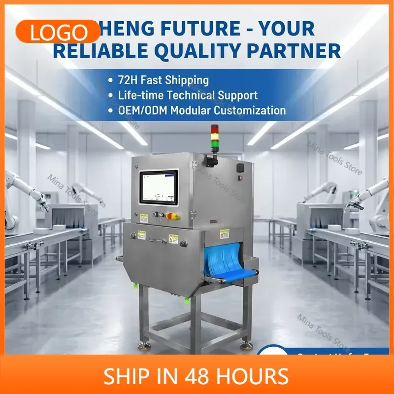 CQ-YW700 X Ray Food Inspection Machine with 1 Year Warranty SUS 304 Stainless Steel High Accuracy Testing Equipment From
