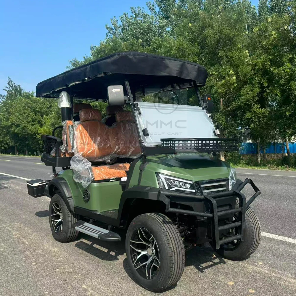 Mini Street Legal 4 Seater Electric Golf Car for Resort Hotel Community Transportation Lithium Battery Electric Golf Cart