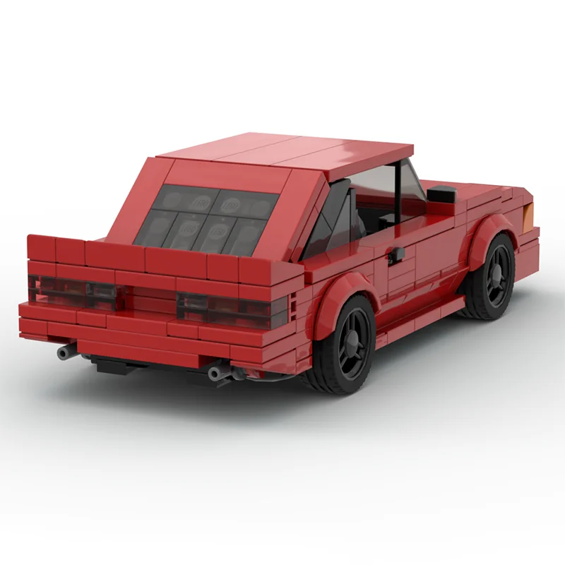 438ピース MOC フォード マスタング フォックスボディ コブラ シティチャンピオンズ モデル 組み立てブロック 建築 クリスマスギフト おもちゃ ブロック キッズ