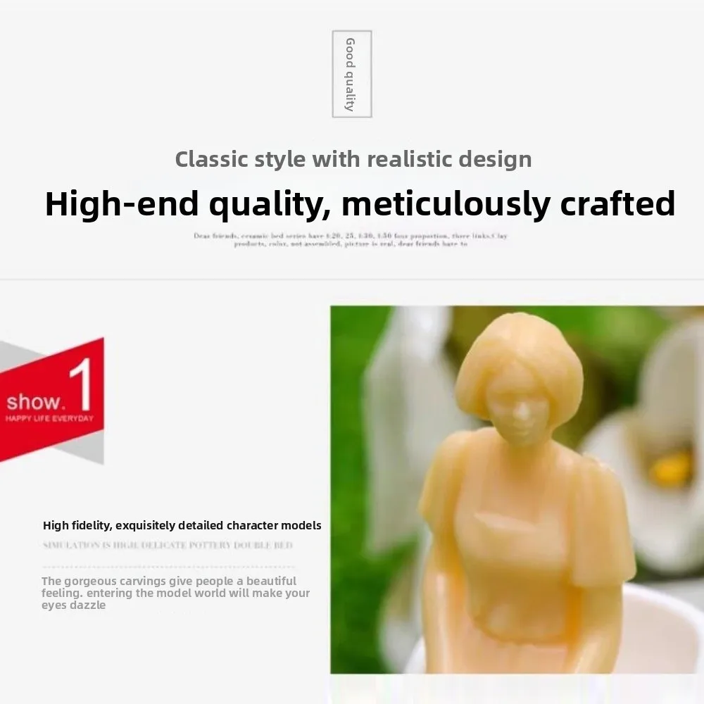 100pcs 1:300/1:200/1:100/1:150/1:75/1:50/1:30/1:25 Scale Model Building People Figures Mixed Color Passengers Train Scenery