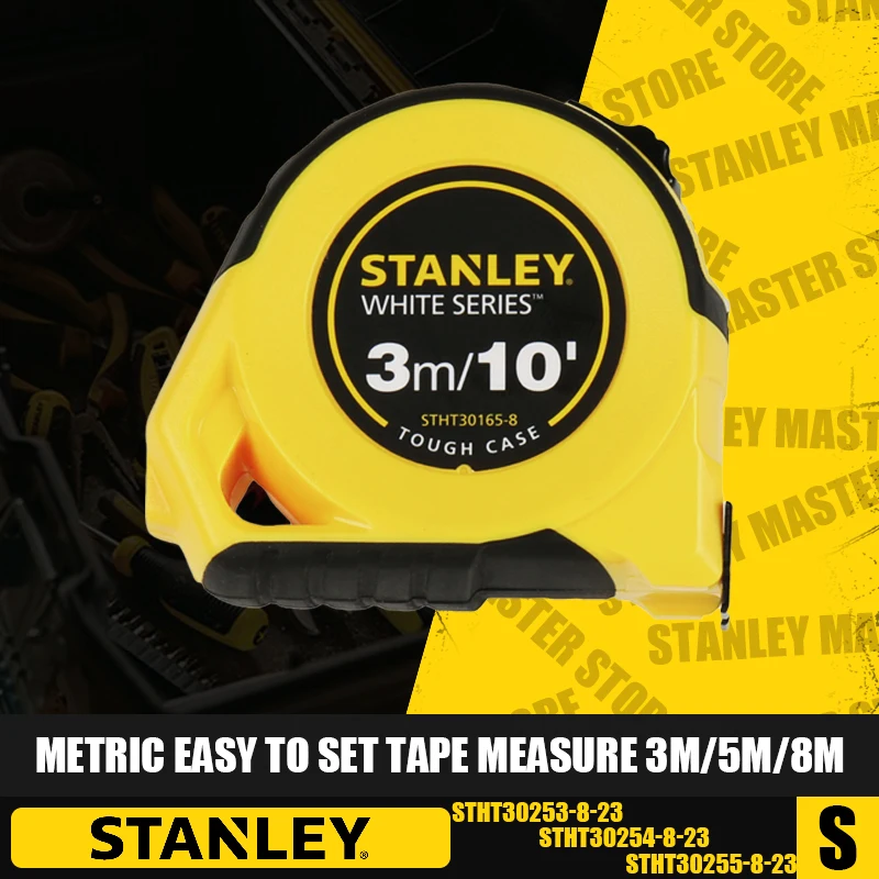 STANLEY Metric Easy To Set Tape Measure 3m 5m 8m STHT30253-8-23 STHT30254-8-23 STHT30255-8-23